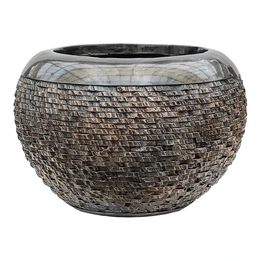 Luxe Lite Layer Globe Planter - Bronze 1 Luxe Lite Layer Globe Planter - Bronze