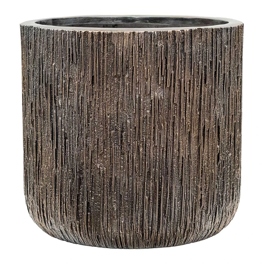 Luxe Lite Waterfall Cylinder Planter - Bronze 12 Luxe Lite Waterfall Cylinder Planter - Bronze - Image 12