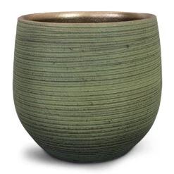 Lydia Plant Pot - Shiny Green -Indoor Plant Store Lydia Plant Pot Shiny Green 22x20cm