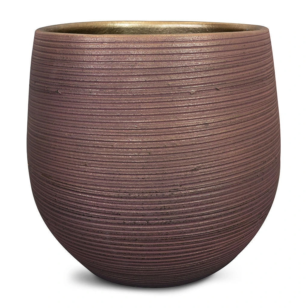 Lydia Plant Pot - Shiny Purple 1 Lydia Plant Pot - Shiny Purple