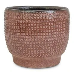 Lykke Plant Pot - Chestnut Blush 14 Lykke Plant Pot - Chestnut Blush -Indoor Plant Store Lykke Plant Pot Chestnut 15x13cm