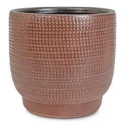 Lykke Plant Pot - Chestnut Blush 12 Lykke Plant Pot - Chestnut Blush -Indoor Plant Store Lykke Plant Pot Chestnut 21x20cm