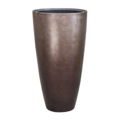 Metallic Partner Planter - Matt Coffee 9 Metallic Partner Planter - Matt Coffee -Indoor Plant Store Metallic Partner Planter Matt Coffee 40x75cm