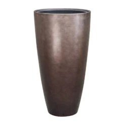 Metallic Partner Planter - Matt Coffee 12 Metallic Partner Planter - Matt Coffee -Indoor Plant Store Metallic Partner Planter Matt Coffee 49x90cm