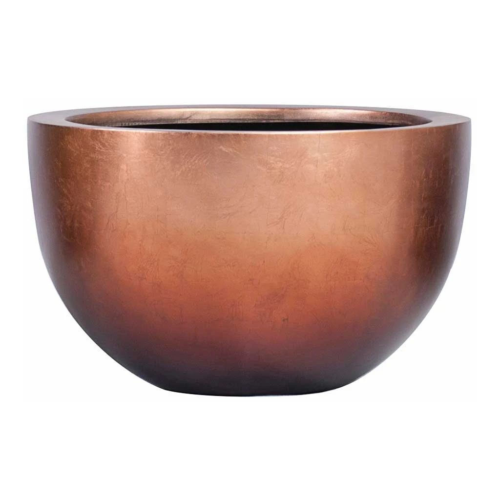 Metallic Plant Bowl - Matt Copper 1 Metallic Plant Bowl - Matt Copper