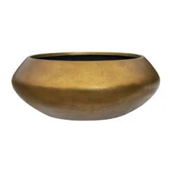 Metallic UFO Plant Bowl - Matt Honey