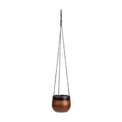 Mya Hanging Planter - Shiny Mocha -Indoor Plant Store Mya Hanging Planter Shiny Mocha 15x13cm