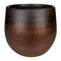 Mya Plant Pot - Shiny Mocha -Indoor Plant Store Mya Plant Pot Shiny Mocha 26cm
