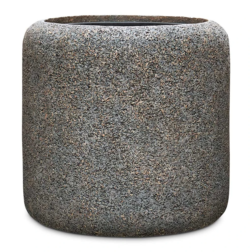 Naturescast Cylinder Planter - Grey 1 Naturescast Cylinder Planter - Grey