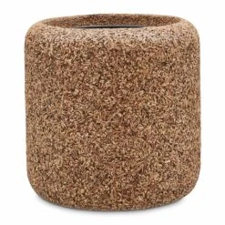 Naturescast Cylinder Planter - Natural -Indoor Plant Store Naturescast Cylinder Planter Natural 33x34cm