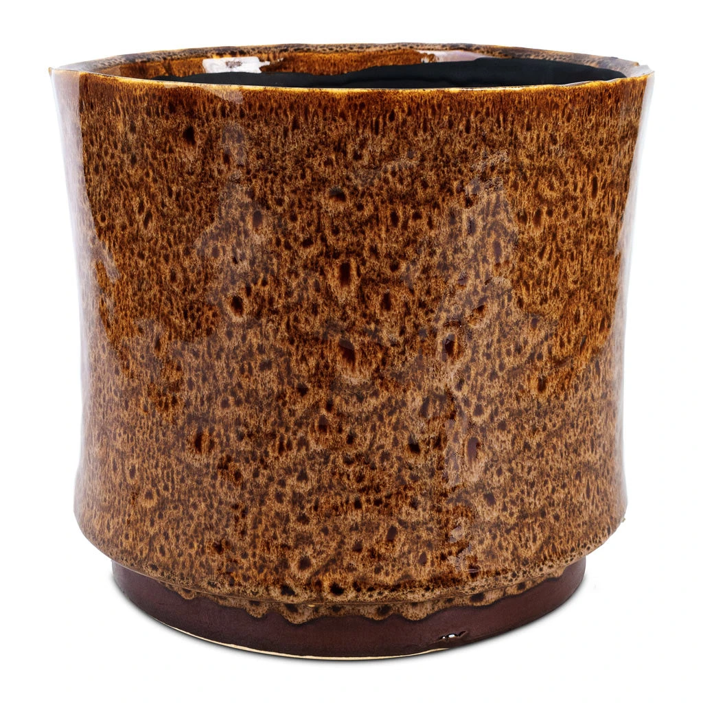 Nolan Plant Pot - Caramel 8 Nolan Plant Pot - Caramel - Image 8