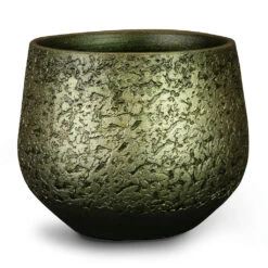 Noor Plant Pot - Velvet Green 31 Noor Plant Pot - Velvet Green -Indoor Plant Store Noor Plant Pot Velvet Green 16x13cm