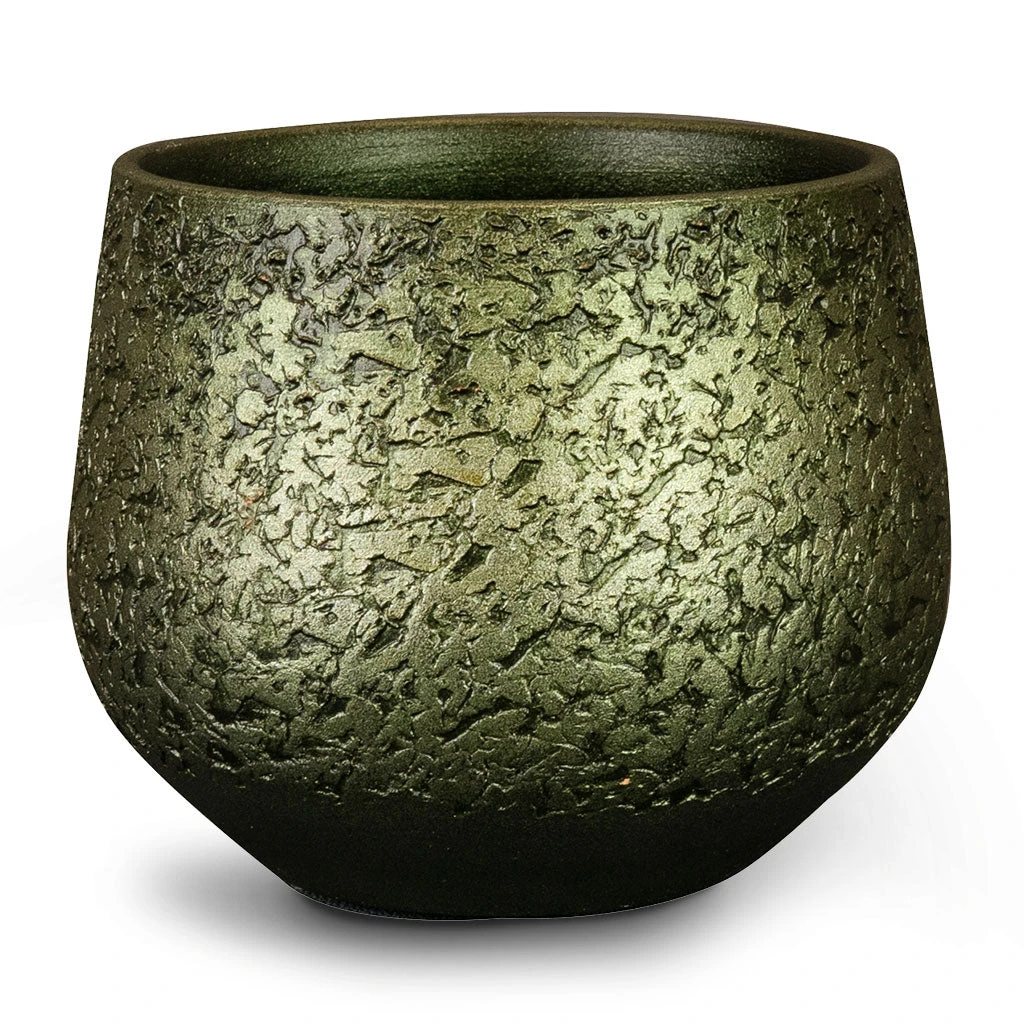 Noor Plant Pot - Velvet Green 12 Noor Plant Pot - Velvet Green - Image 12