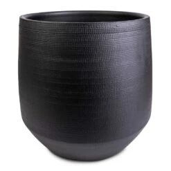 Norell Plant Pot - Black 28 Norell Plant Pot - Black -Indoor Plant Store Norell Plant Pot Black 29x28cm