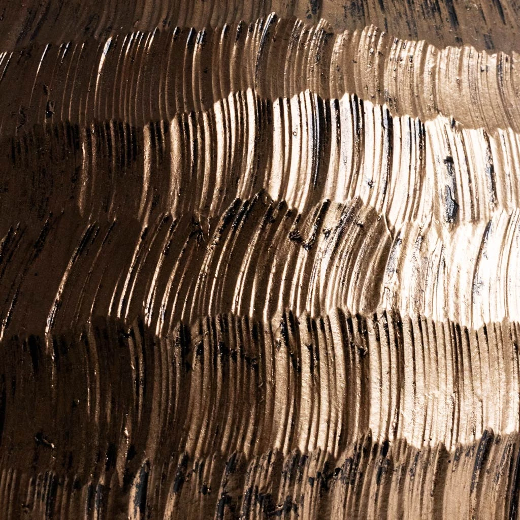 Opus Hammered Globe Planter - Gold 5 Opus Hammered Globe Planter - Gold - Image 5