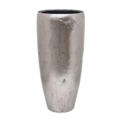Opus Raw Partner Planter - Silver -Indoor Plant Store Opus Raw Partner Planter Silver 40x85cm
