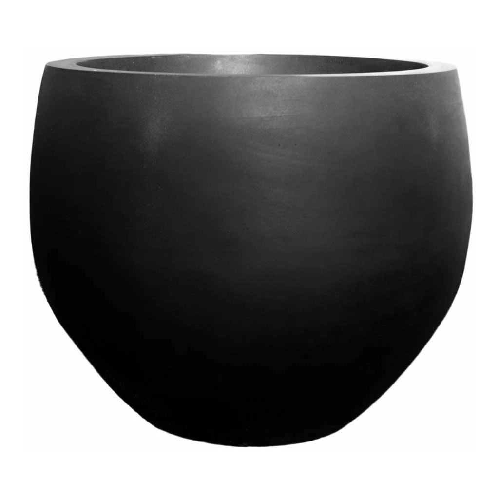 Orb Natural Planter - Black 1 Orb Natural Planter - Black