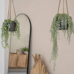 Patt Hanging Plant Pot - Black Washed 24 Patt Hanging Plant Pot - Black Washed -Indoor Plant Store PattHangingPlantPot BlackWashed 1