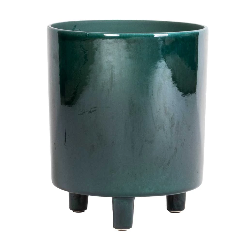 Pisa Plant Pot - Emerald 3 Pisa Plant Pot - Emerald - Image 3