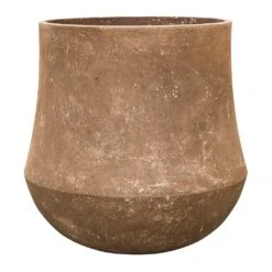Polystone Coated Darcy Planter - Rock 10 Polystone Coated Darcy Planter - Rock -Indoor Plant Store Polystone Coated Darcy Planter Rock Small