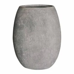 Polystone Coated Plain Balloon Planter - Raw Grey 12 Polystone Coated Plain Balloon Planter - Raw Grey -Indoor Plant Store Polystone Coated Plain Balloon Planter Raw Grey 52x68cm