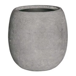 Polystone Coated Plain Balloon Planter - Raw Grey 10 Polystone Coated Plain Balloon Planter - Raw Grey -Indoor Plant Store Polystone Coated Plain Balloon Planter Raw Grey Small