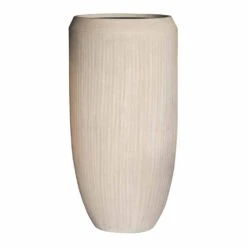 Polystone Coated Plain Coppa Planter - Natural -Indoor Plant Store Polystone Coated Plain Coppa Planter Natural 51x100cm