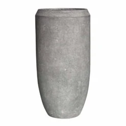 Polystone Coated Plain Coppa Planter - Raw Grey -Indoor Plant Store Polystone Coated Plain Coppa Planter Raw Grey 51x100cm