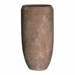 Polystone Coated Plain Coppa Planter - Rock -Indoor Plant Store Polystone Coated Plain Coppa Planter Rock 51x100cm