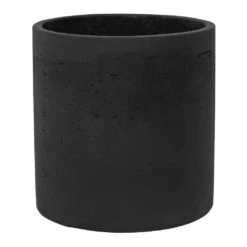 Puk Plant Pot - Black Washed -Indoor Plant Store Puk Plant Pot Black Washed 15x15cm