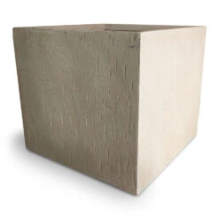 Raindrop Cube Planter - Stone -Indoor Plant Store Raindrop Cube Planter Stone 40x40x36cm 1