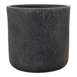 Raindrop Round Planter - Anthracite -Indoor Plant Store Raindrop Round Planter Anthracite 42x41cm