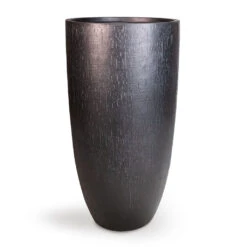 Raindrop Tall Vase Planter - Anthracite -Indoor Plant Store Raindrop Tall Vase Planter Anthracite 42x79cm 1