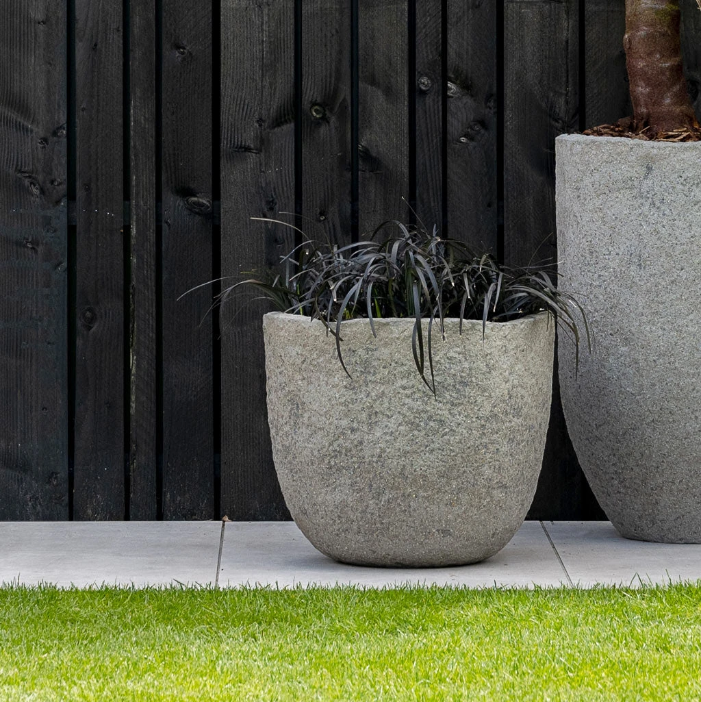 Russell Mountain Planter - Granite Grey 2 Russell Mountain Planter - Granite Grey - Image 2