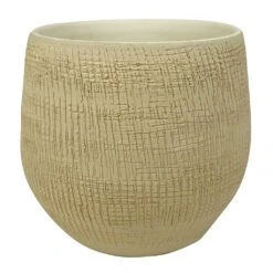 Ryan Plant Pot - Sand Gold 33 Ryan Plant Pot - Sand Gold -Indoor Plant Store Ryan Plant Pot Sand Gold Medium
