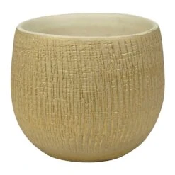 Ryan Plant Pot - Sand Gold 32 Ryan Plant Pot - Sand Gold -Indoor Plant Store Ryan Plant Pot Sand Gold Small