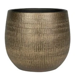 Ryan Plant Pot - Shiny Gold 27 Ryan Plant Pot - Shiny Gold -Indoor Plant Store Ryan Plant Pot Shiny Gold 26cm