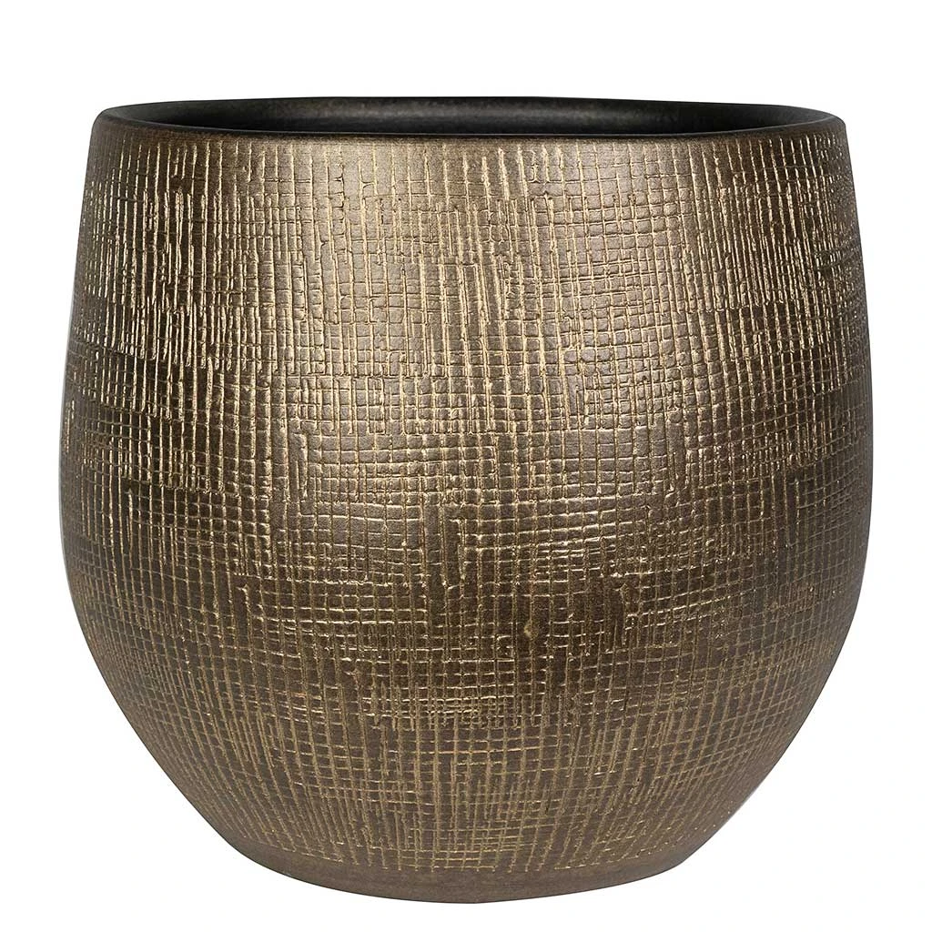 Ryan Plant Pot - Shiny Gold 4 Ryan Plant Pot - Shiny Gold - Image 4