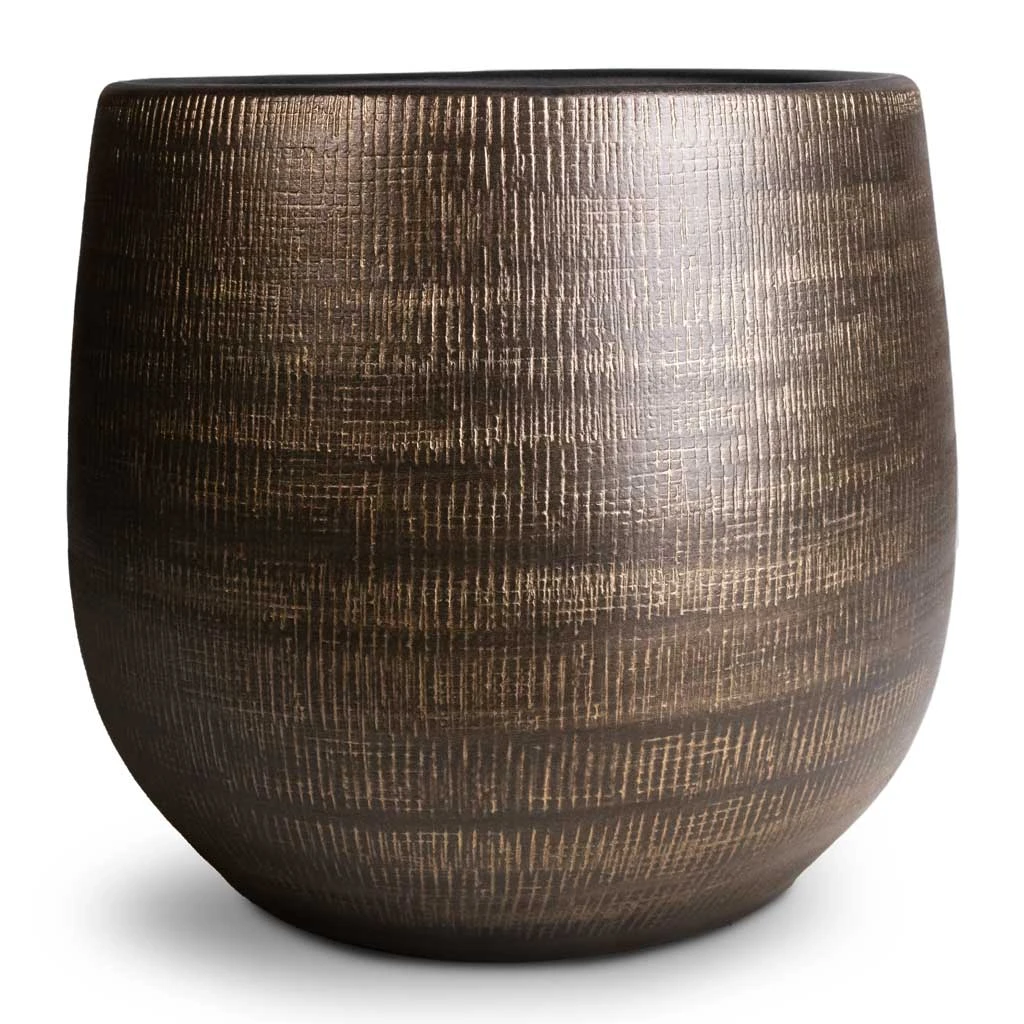 Ryan Plant Pot - Shiny Gold 1 Ryan Plant Pot - Shiny Gold