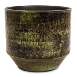 Sanna Plant Pot - Moss Green -Indoor Plant Store Sanna Plant Pot Moss Green 15x13cm