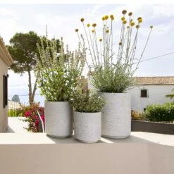 Suzi Plant Pot - Grey Washed -Indoor Plant Store Suzi Plant Pots Grey Washed Outdoor Plants