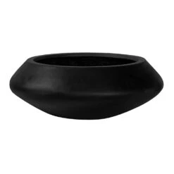 Tara Natural Bowl Planter - Black -Indoor Plant Store Tara Natural Planter Black 60x22.5cm