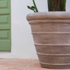 Treasure Selena Planter - Chalk Beige -Indoor Plant Store Treasure Selena Planter Chalk Beige Lifestyle 2