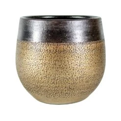 Mya Plant Pot - Deep Champagne -Indoor Plant Store mya deep champagne plant pot 18cm